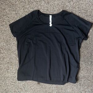 lululemon athletica  Swiftly Tech Black Short Sleeve Crew Tee